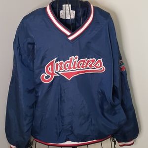 Navy Indians pullover